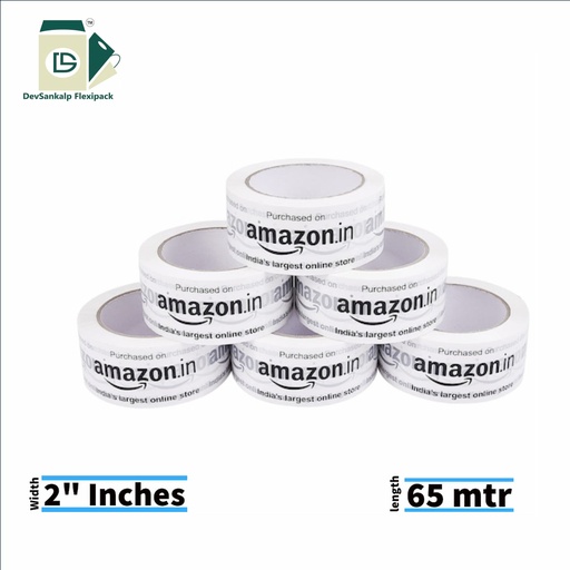 Amazon Printed Tape 2'' Inches - White